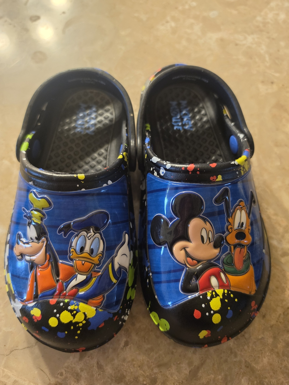 Kids Blue Disney Mickey Mouse & Friends Water Clogs
